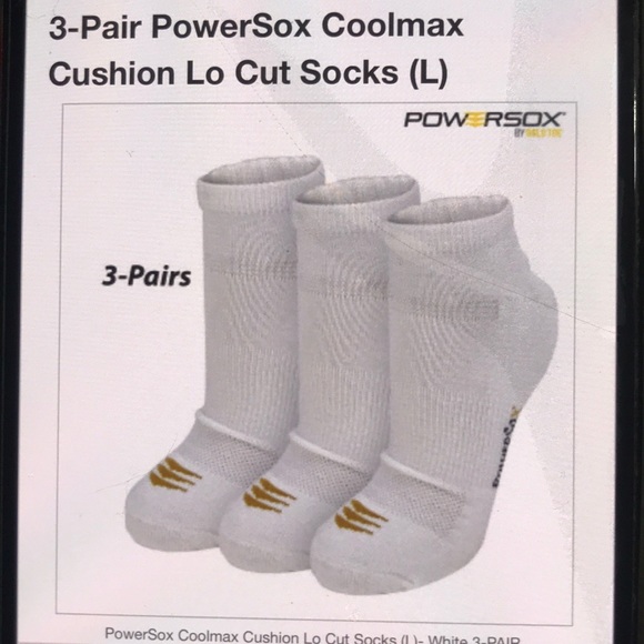 PowerSox Underwear & Socks Powersox Gold Toe 3pair Coolmax Lowcut